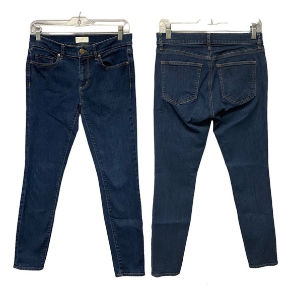 LOFT Modern Skinny Dark Wash Denim Jeans womens size 2 EUC - Picture 1 of 9